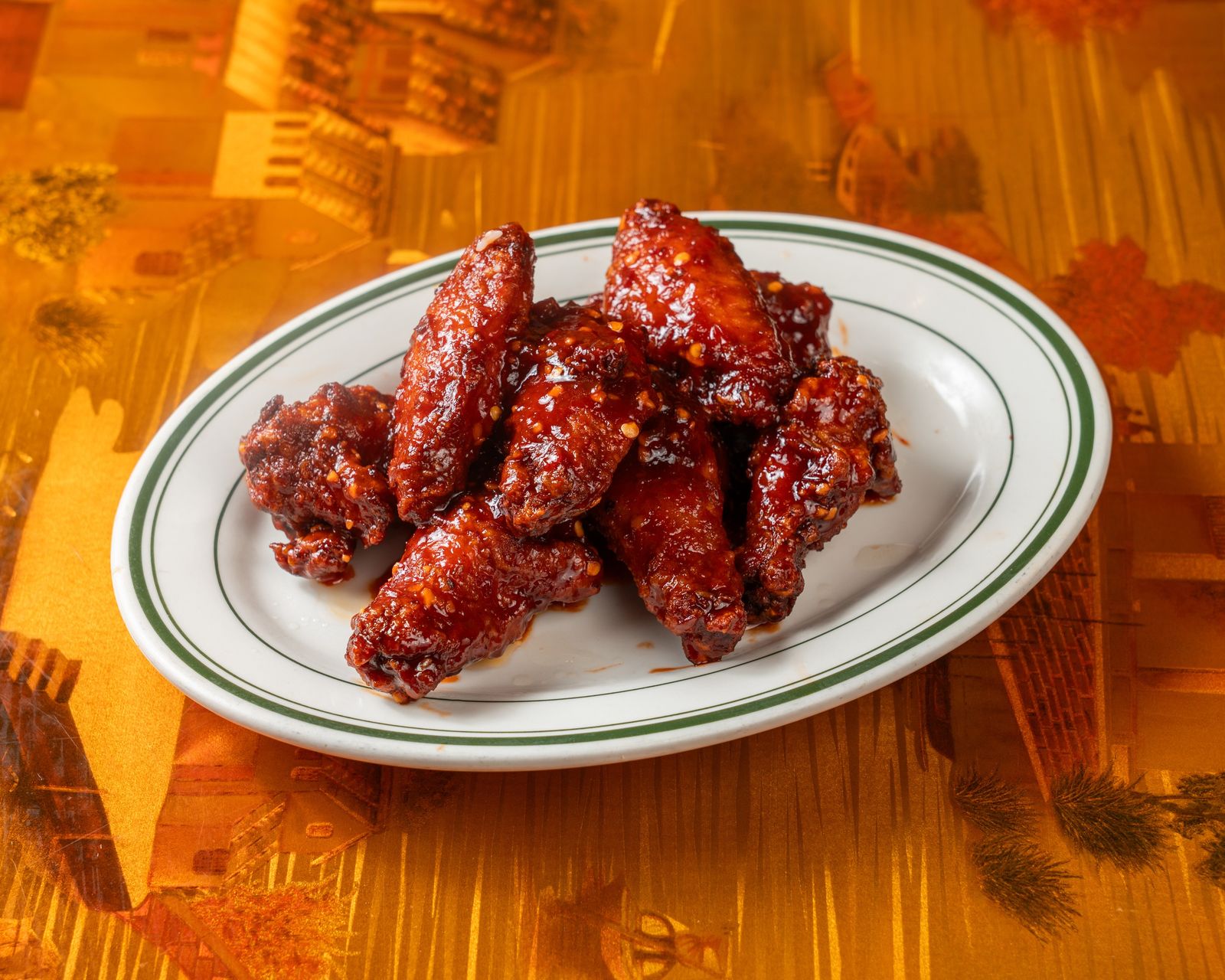 Party wings from GT Rice Bowl catering
